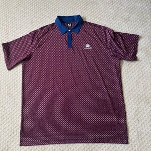 FootJoy Purple and Blue Performance Polo Shirt
